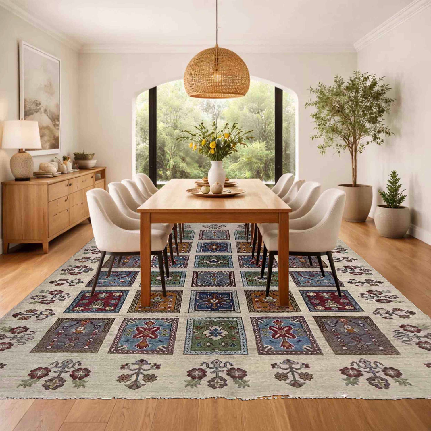 Oriental Bakhtiar Area Rug 6' 10" x 9' 6" ft / 209 x 290 cm - No. R37468