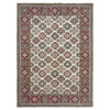 Beige Color Kazak Runner Rug 6' 0" x 9' 1" ft / 184 x 277 cm - No. R37471