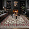 Beige Color Kazak Runner Rug 6' 0" x 9' 1" ft / 184 x 277 cm - No. R37471