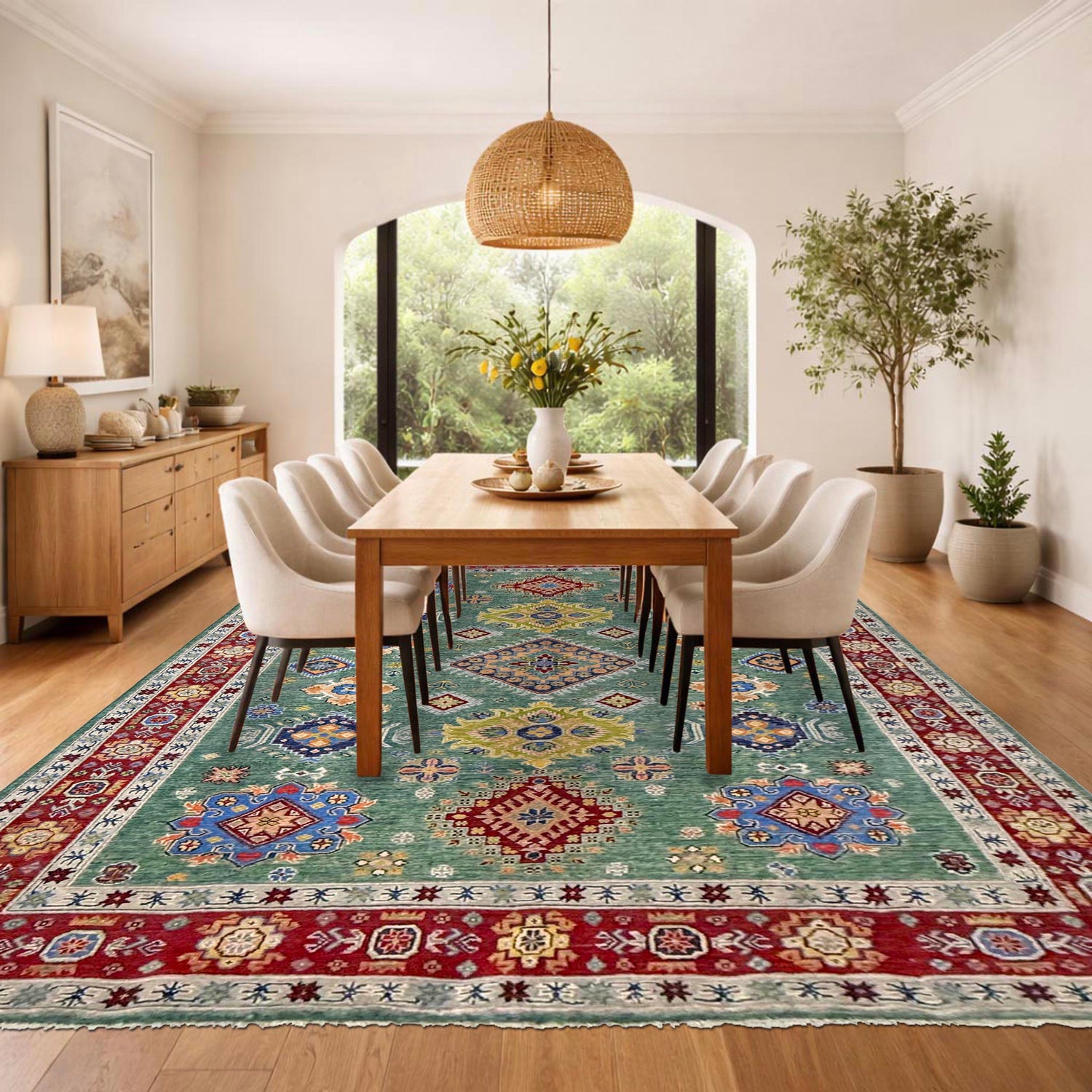 Hand knotted Kazak Rugs 6' 9" x 10' 0" ft / 205 x 306 cm - No. R37475