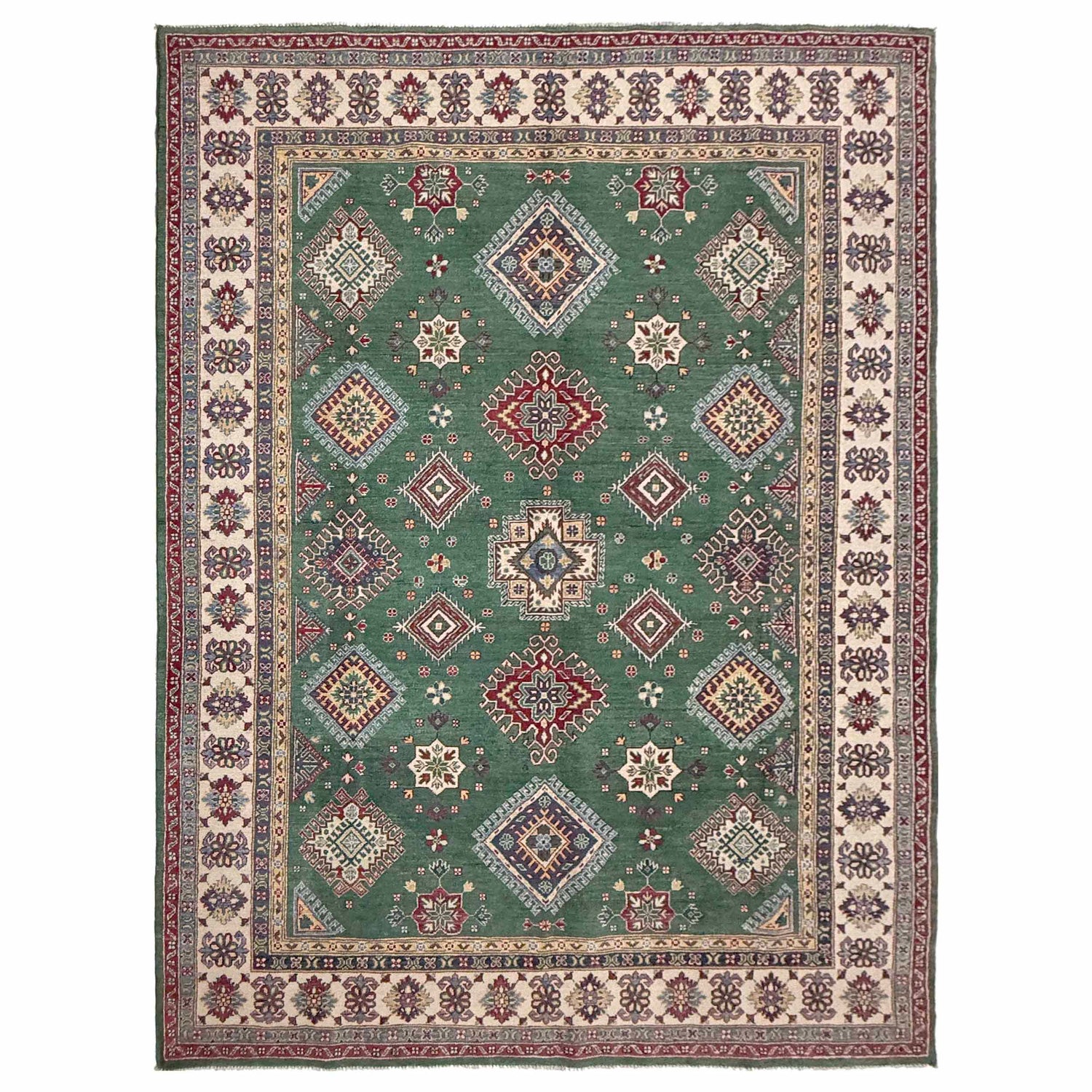Oriental Kazak Rug 6' 9" x 10' 0" ft / 206 x 304 cm - No. R37479