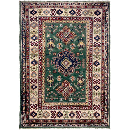Handmade Kazak Area Rug 3' 1" x 4' 11" ft / 94 x 150 cm - No. R37482