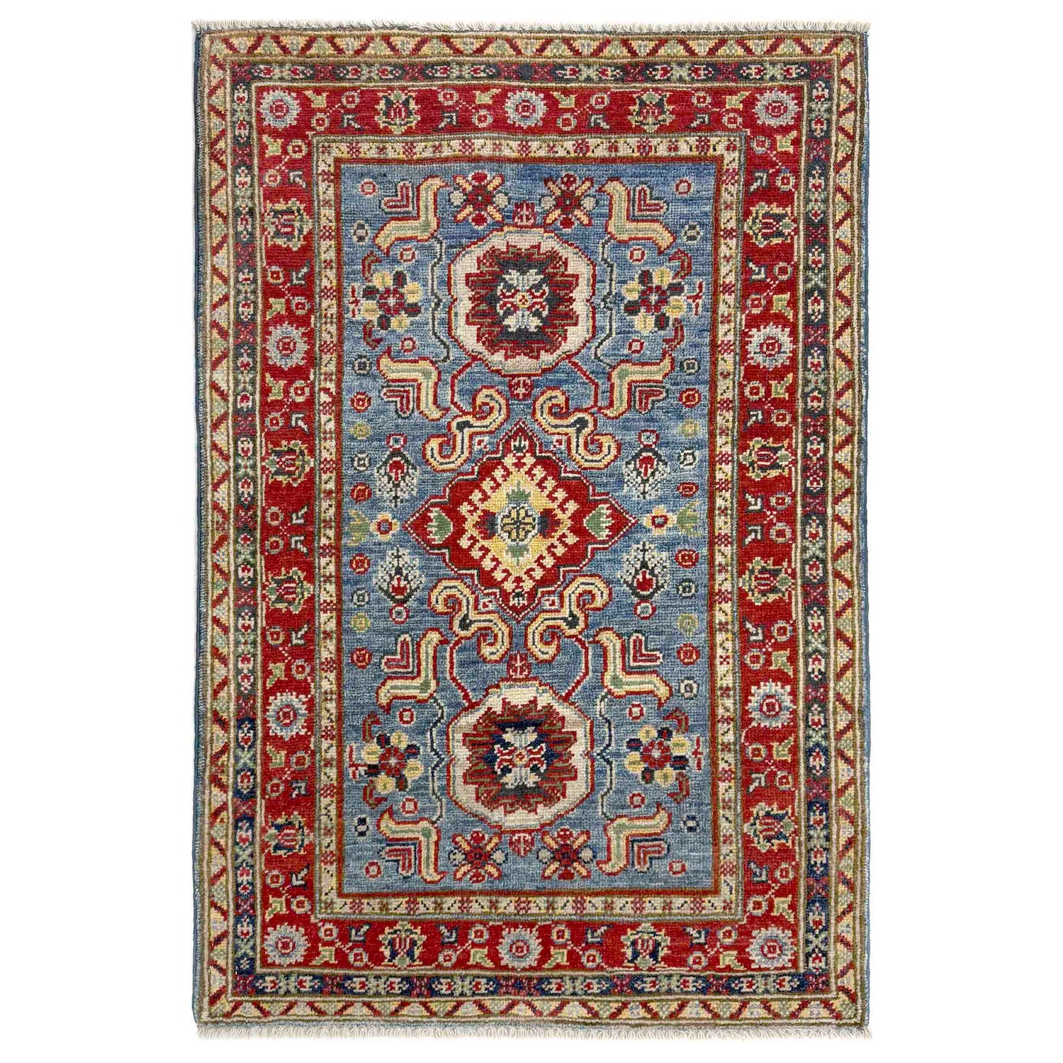 Oriental Kazak Rug 2' 7" x 4' 0" ft / 79 x 123 cm - No. R37486