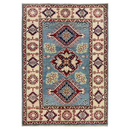 Blue Color Kazak Rug 2' 7" x 3' 9" ft / 78 x 115 cm - No. R37487
