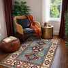 Blue Color Kazak Rug 2' 7" x 3' 9" ft / 78 x 115 cm - No. R37487