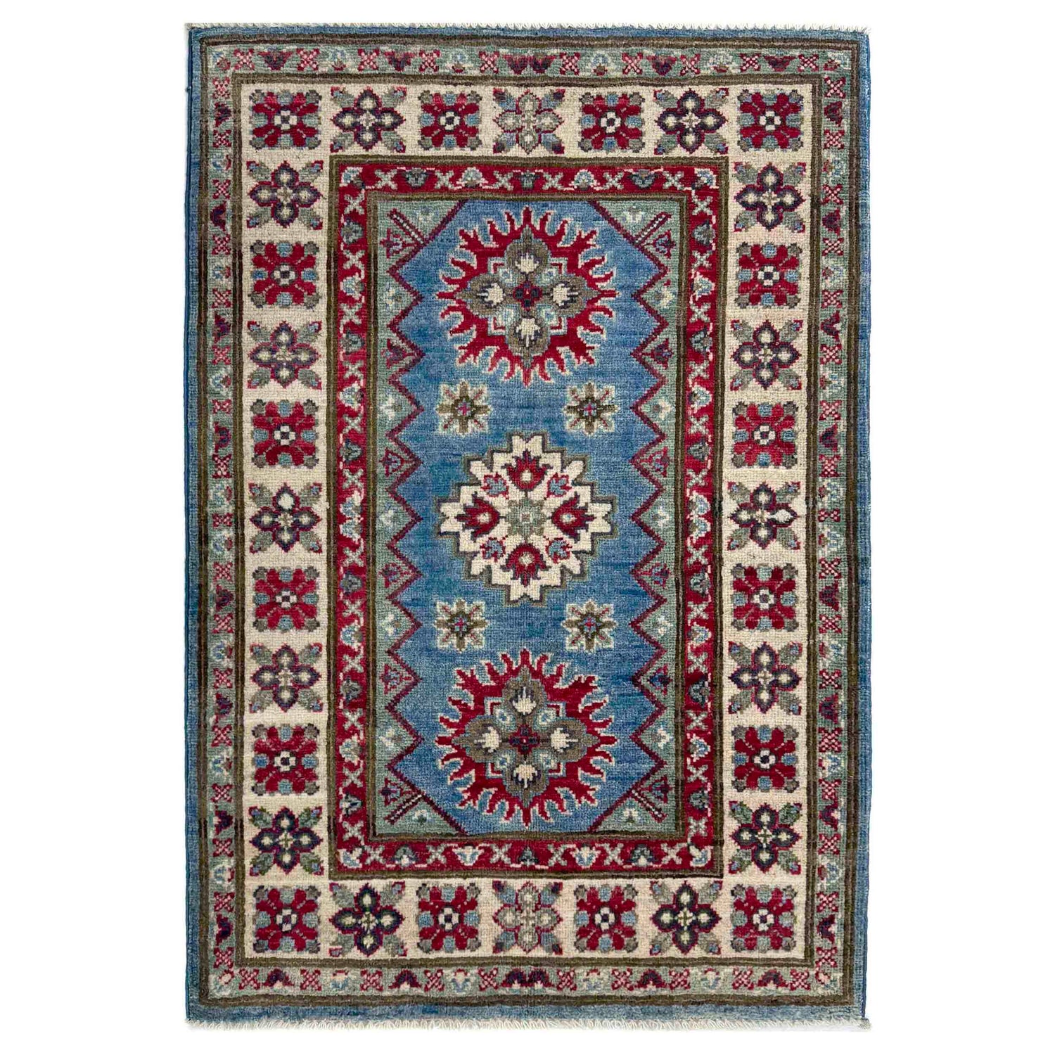 Hand knotted Kazak Rugs 2' 8" x 4' 2" ft / 81 x 126 cm - No. R37490