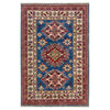 Hand knotted Kazak Carpet 2' 7" x 4' 0" ft / 79 x 123 cm - No. R37491