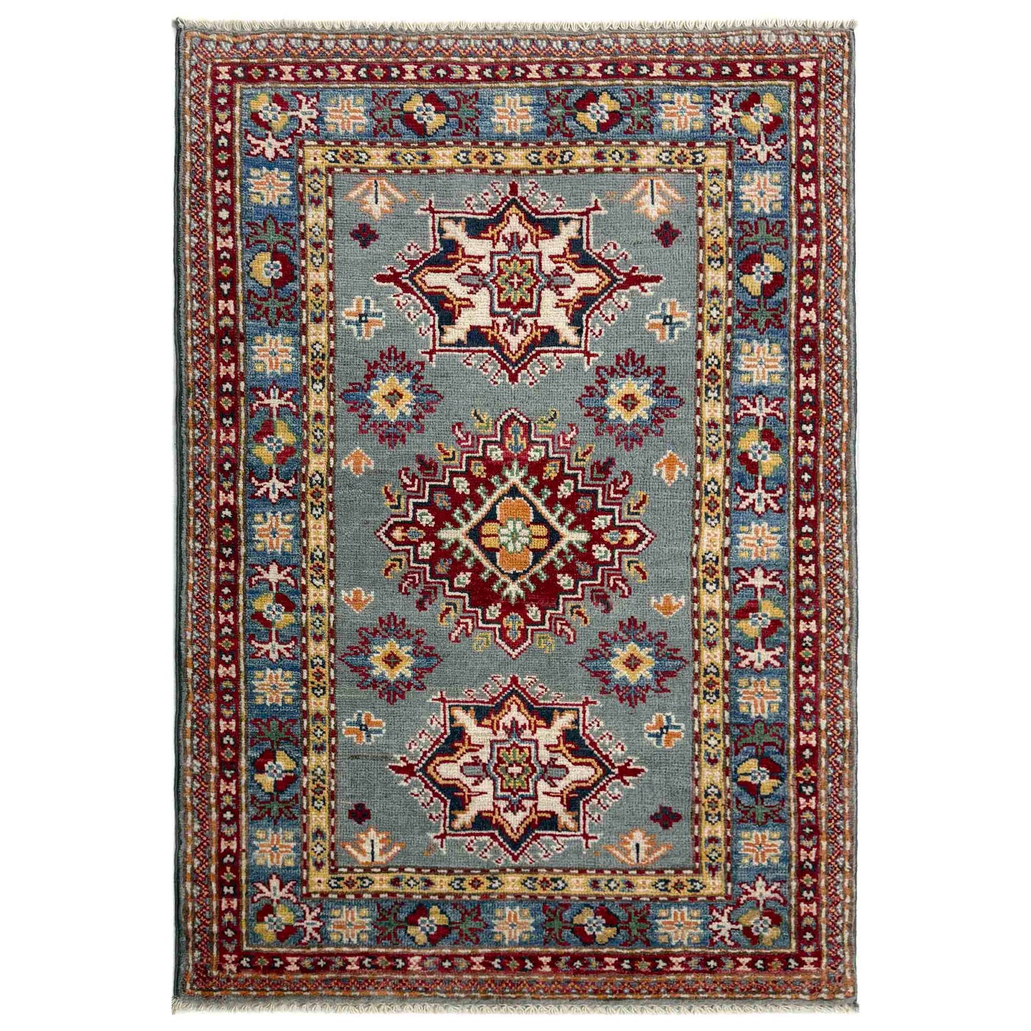Hand knotted Kazak Rugs 2' 6" x 3' 11" ft / 77 x 119 cm - No. R37492