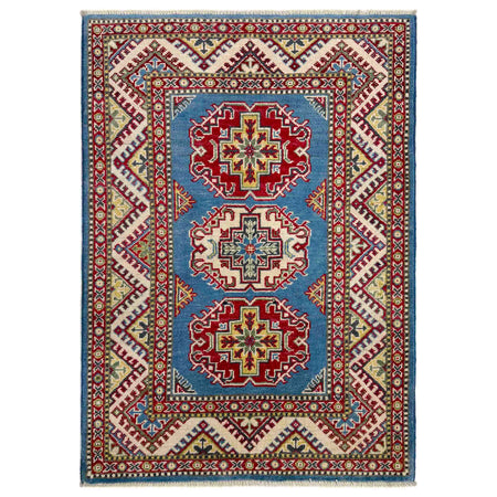Handmade Kazak Area Rug 2' 8" x 4' 1" ft / 81 x 124 cm - No. R37493