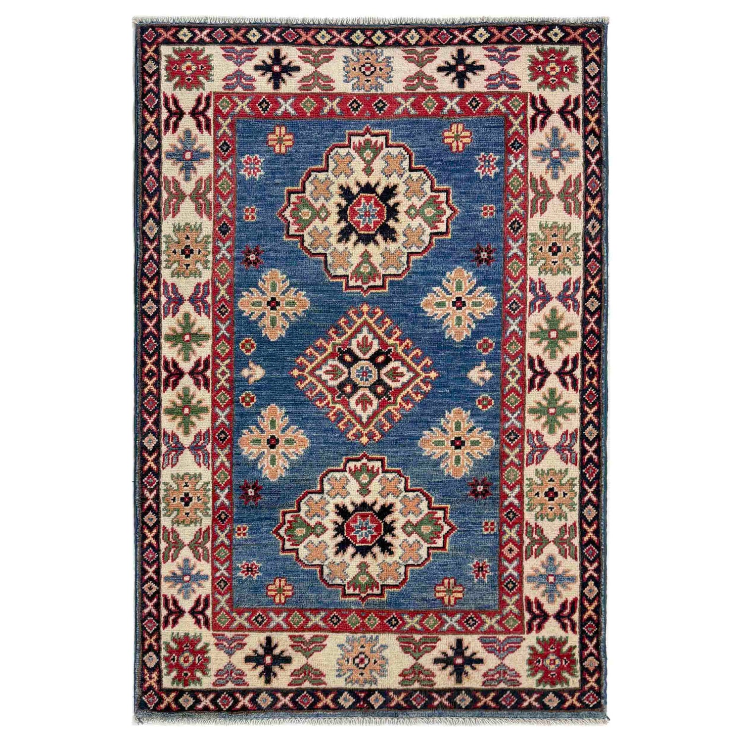 Oriental Kazak Rug 2' 7" x 4' 1" ft / 78 x 124 cm - No. R37494