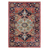 Hand Knotted Heriz Rug 2' 8" x 4' 2" ft / 81 x 126 cm - No. R37496