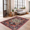 Hand Knotted Heriz Rug 2' 8" x 4' 2" ft / 81 x 126 cm - No. R37496