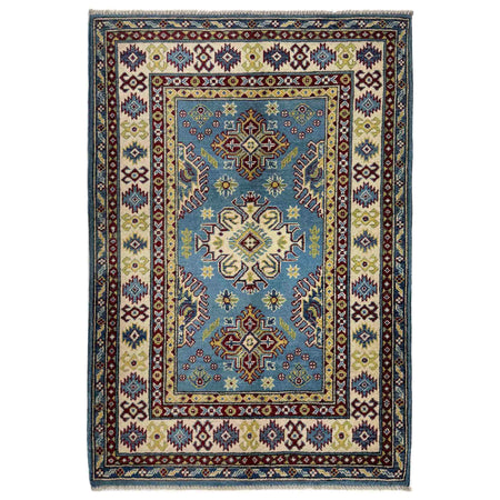 Oriental Kazak Rug 3' 3" x 4' 10" ft / 100 x 148 cm - No. R37502