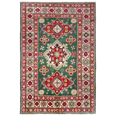 Hand knotted Kazak Rugs 3' 2" x 5' 1" ft / 97 x 156 cm - No. R37507