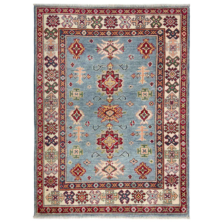 Handmade Kazak Area Rug 3' 3" x 4' 11" ft / 100 x 150 cm - No. R37508