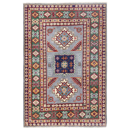 Oriental Kazak Rug 3' 3" x 4' 10" ft / 100 x 148 cm - No. R37509