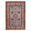 Hand Knotted Kazak Oriental Rug 3' 3" x 4' 11" ft / 99 x 149 cm - No. R37515