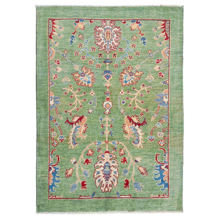 Modern Sultani Carpet 3' 4" x 4' 10" ft / 101 x 147  cm - No. R37523