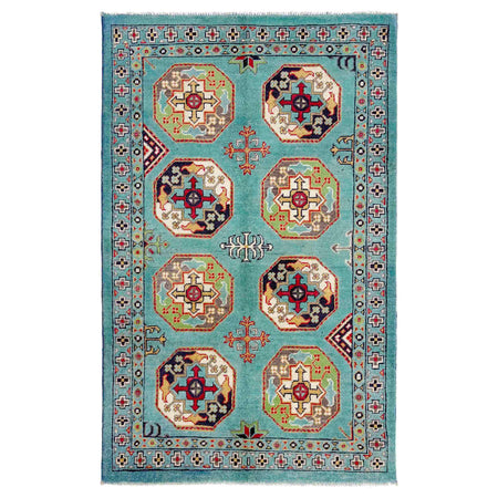 Oriental Style Waziri Area Rug 3' 0" x 4' 9" ft / 92 x 145 cm - No. R37526