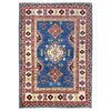 Hand Knotted Kazak Oriental Rug 3' 2" x 4' 9" ft / 97 x 145 cm - No. R37528