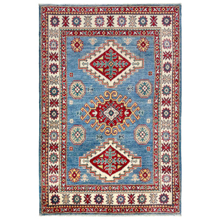 Hand knotted Kazak Rugs 3' 3" x 4' 11" ft / 98 x 149 cm - No. R37533