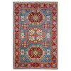 Hand knotted Kazak Carpet 3' 1" x 4' 10" ft / 95 x 148 cm - No. R37534