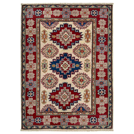 Handmade Kazak Area Rug 2' 7" x 3' 10" ft / 78 x 116 cm - No. R37535