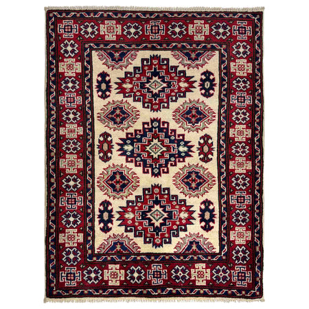 Hand knotted Kazak Rugs 3' 0" x 3' 10" ft / 91 x 118 cm - No. R37536