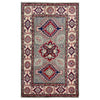 Hand knotted Kazak Carpet 2' 7" x 4' 4" ft / 78 x 132 cm - No. R37541
