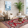 Red Color Kazak Rug 2' 7" x 4' 1" ft / 80 x 124 cm - No. R37544