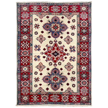 Hand knotted Kazak Carpet 2' 7" x 3' 8" ft / 79 x 111 cm - No. R37550