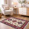 Hand knotted Kazak Carpet 2' 7" x 3' 8" ft / 79 x 111 cm - No. R37550