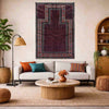 Small Prayer Carpet 2' 11" x 4' 9" ft / 88 x 145 cm -No. R37601