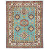Hand knotted Kazak Carpet 4' 8" x 6' 2" ft / 143 x 188 cm - No. R37615