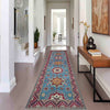 Hand Knotted Kazak Oriental Runner Rug 3' 1" x 9' 6" ft / 95 x 290 cm - No. R37618