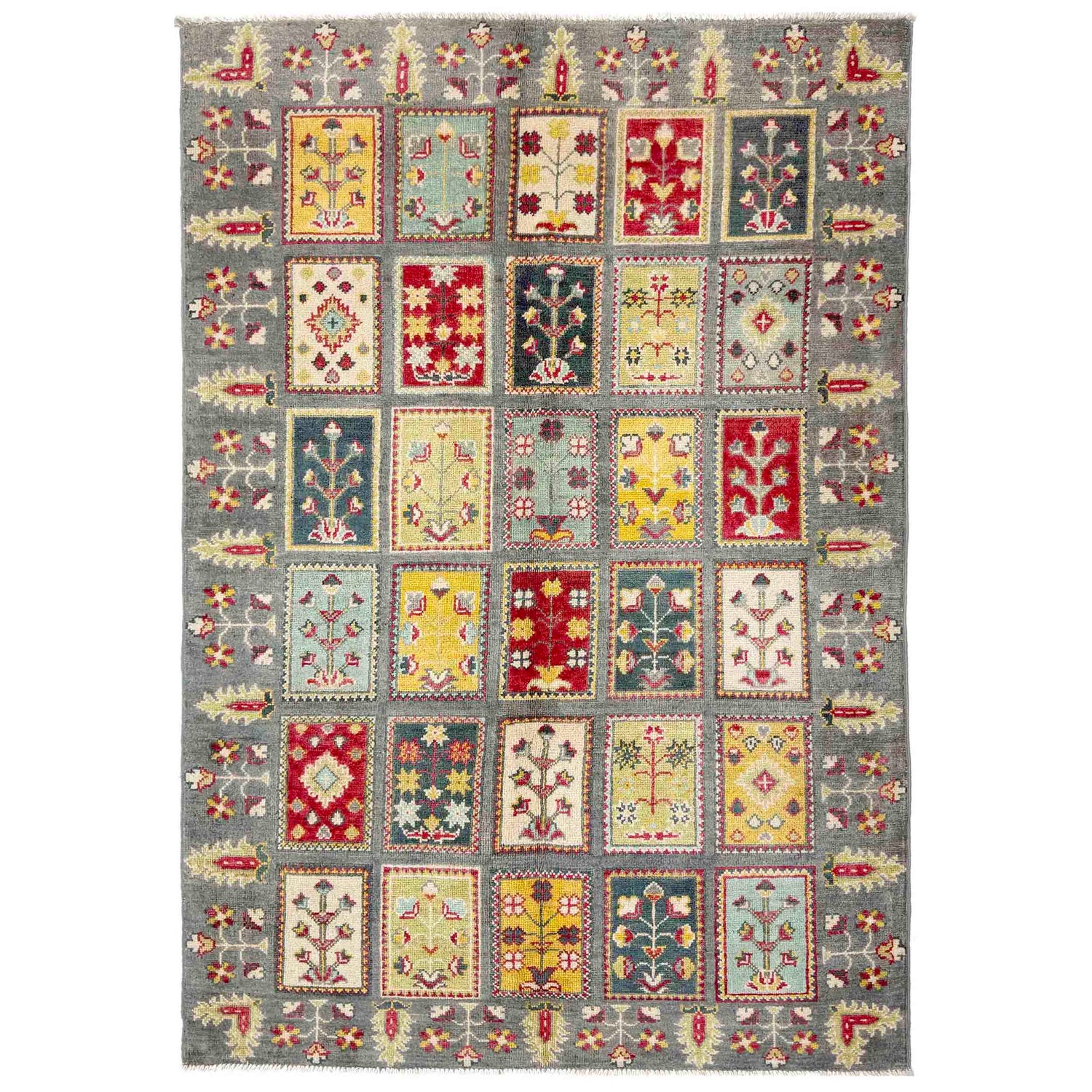 Oriental Bakhtiar Area Rug 3' 11" x 6' 0" ft / 120 x 182 cm - No. R37619