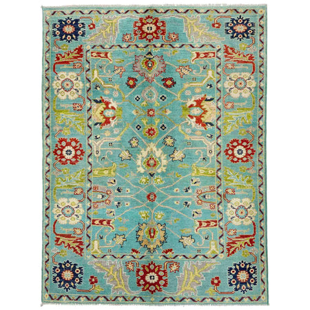 Hand knotted Sultani Carpet 4' 0" x 5' 8" ft / 121 x 173 cm - No. R37622