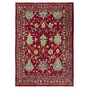 Hand knotted Sultani Carpet 4' 1" x 6' 2" ft / 125 x 188 cm - No. R37624