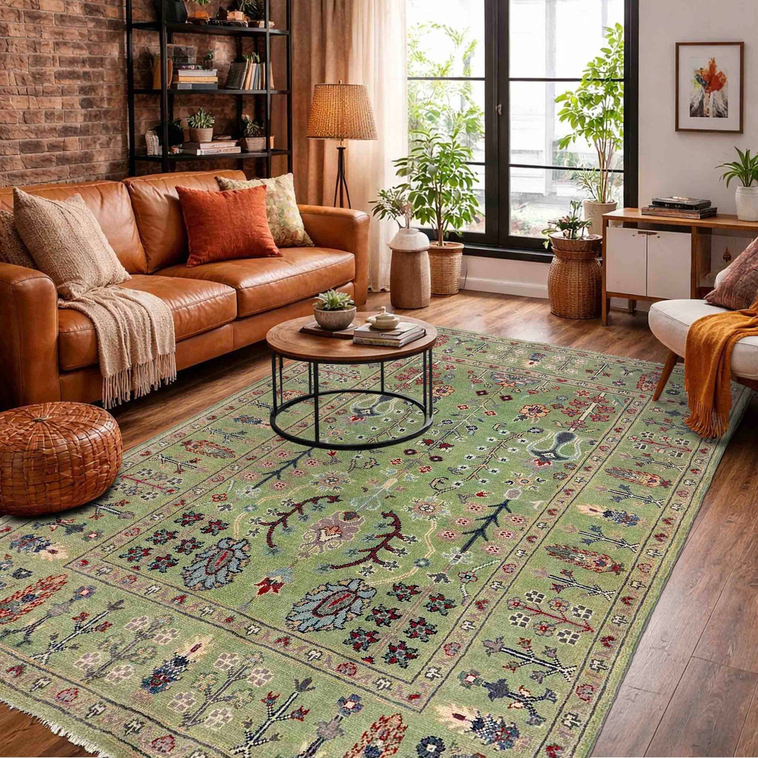 Tree Of Life Rug 4' 1" x 5' 9" ft / 124 x 175 cm - No. R37625