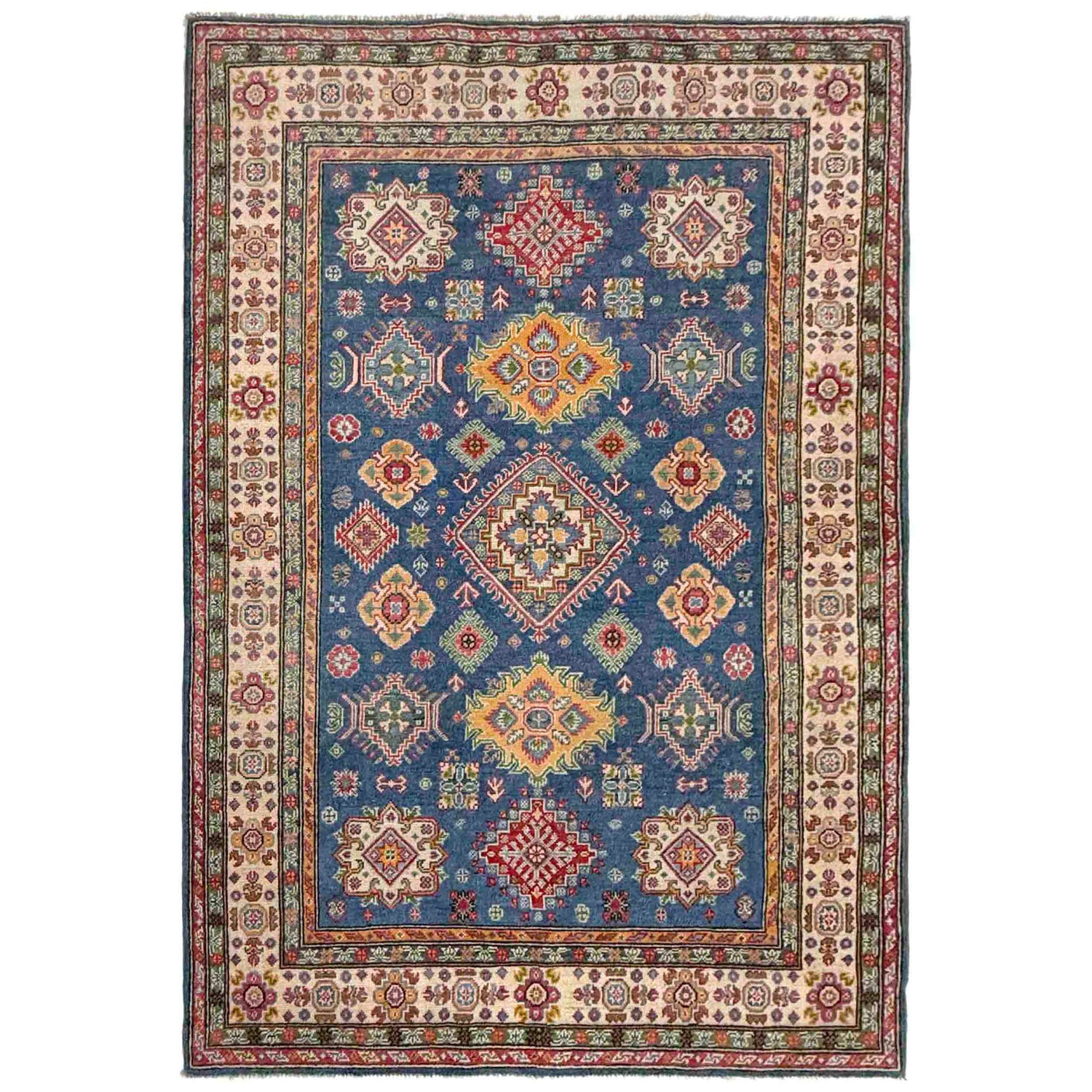 Oriental Kazak Rug 5' 0" x 7' 5" ft / 152 x 227 cm - No.R37627