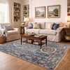 Gray Color Kazak Rug 3' 11" x 5' 11" ft / 120 x 180 cm - No. R37632