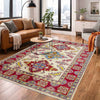 Oriental Kazak Rug 4' 0" x 5' 8" ft / 121 x 172 cm - No. R37635