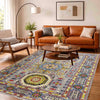 Hand Knotted Kazak Oriental Rug 3' 11" x 5' 9" ft / 119 x 176 cm - No. R37638