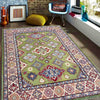 Green Color Kazak Rug 5' 0" x 6' 9" ft / 152 x 206 cm - No. R37640
