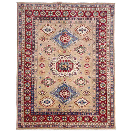 Hand knotted Kazak Carpet 5' 1" x 6' 11" ft / 155 x 210 cm - No. R37641