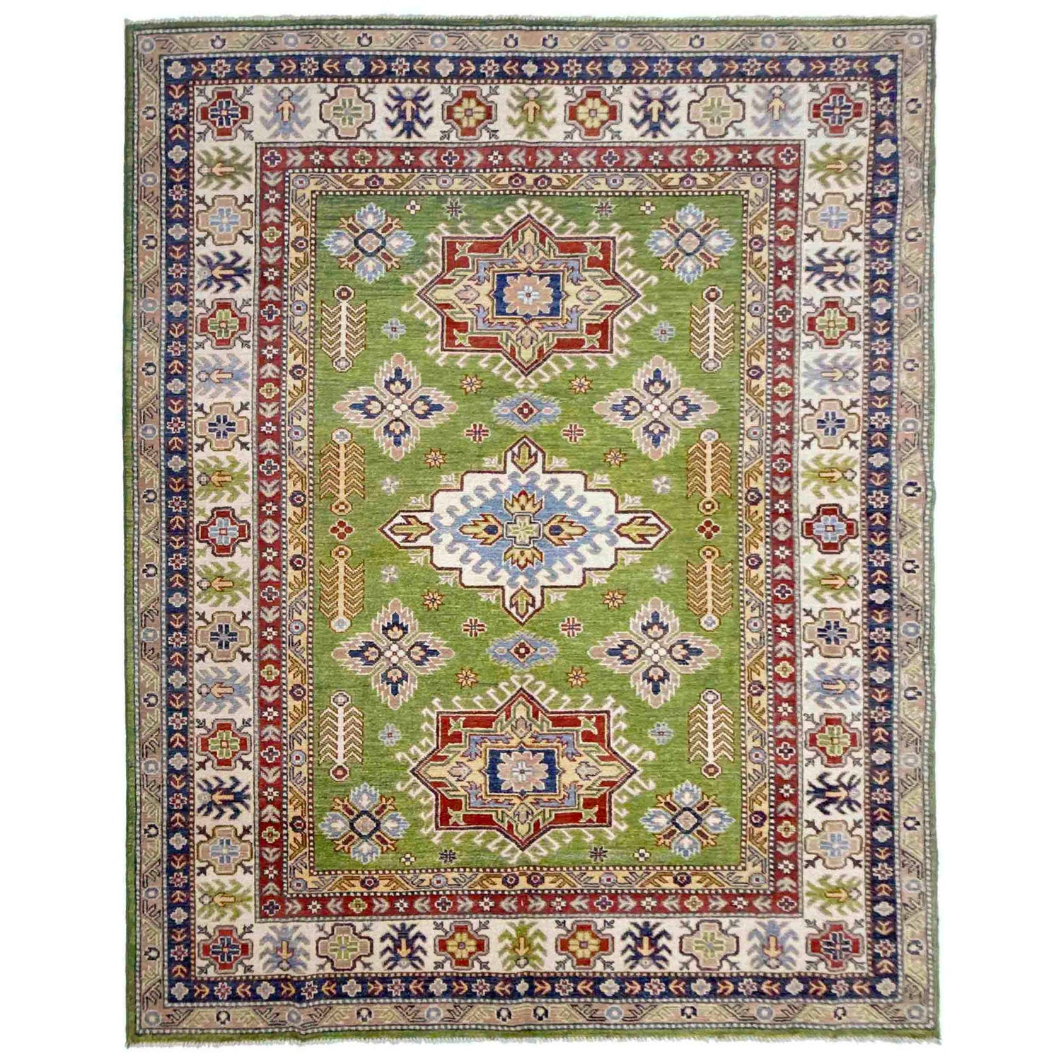 Hand knotted Kazak Rugs 5' 9" x 7' 9" ft / 176 x 235 cm - No. R37646