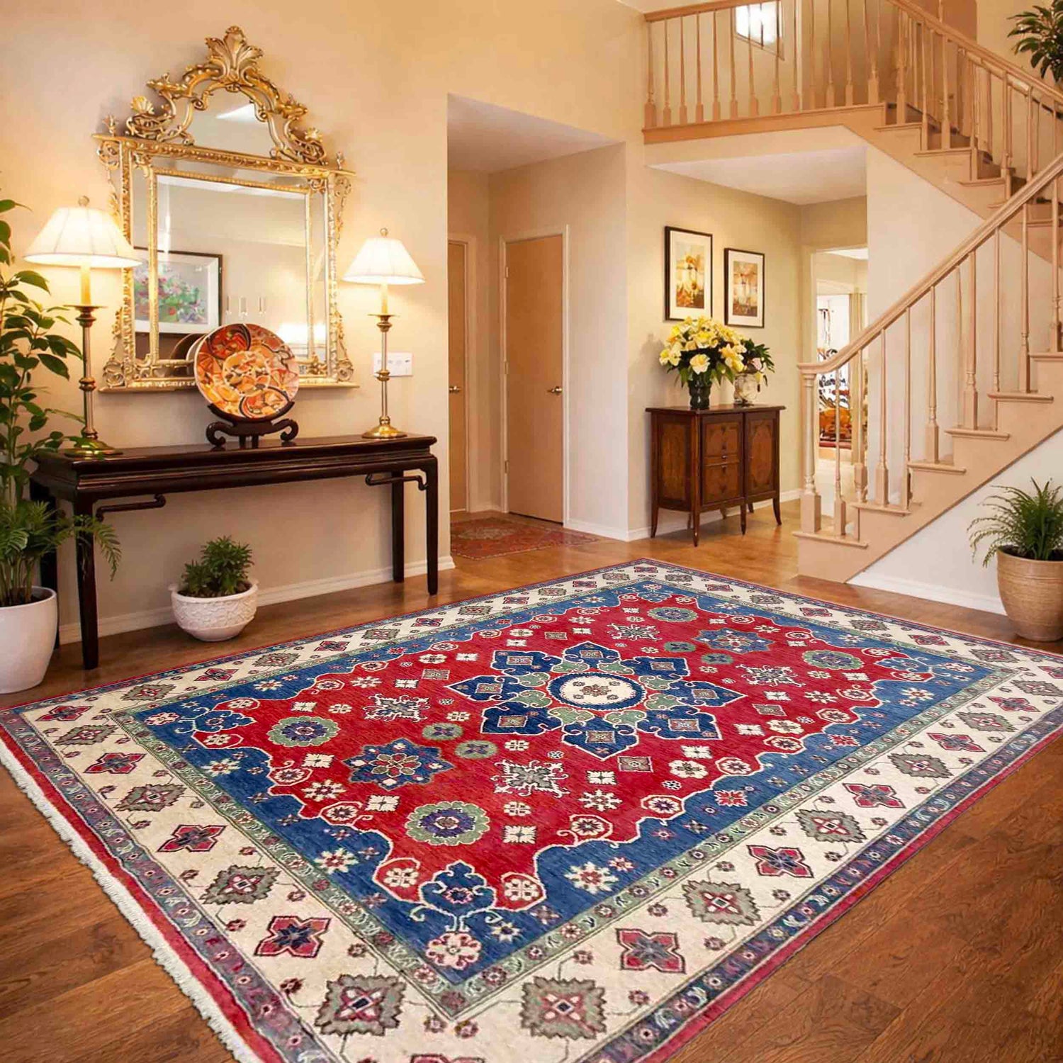 Hand knotted Kazak Rugs 6' 7" x 10' 0" ft / 200 x 306 cm - No. R37647