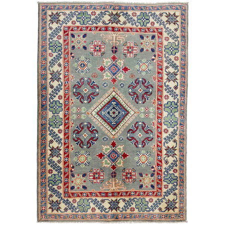 Hand knotted Kazak Rugs 4' 0" x 5' 9" ft / 122 x 175 cm - No. R37651