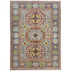 Hand knotted Kazak Carpet 3' 11" x 5' 8" ft / 120 x 172 cm - No. R37654