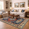 Oriental Kazak Rug 3' 11" x 6' 6" ft / 120 x 199 cm - No. R37655